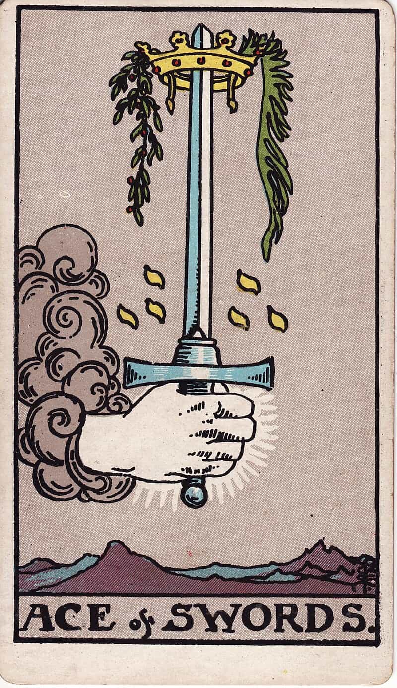 Ace Of Swords Tarot Card