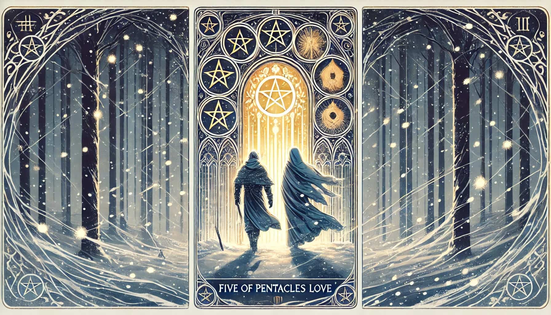 Five of Pentacles as Love