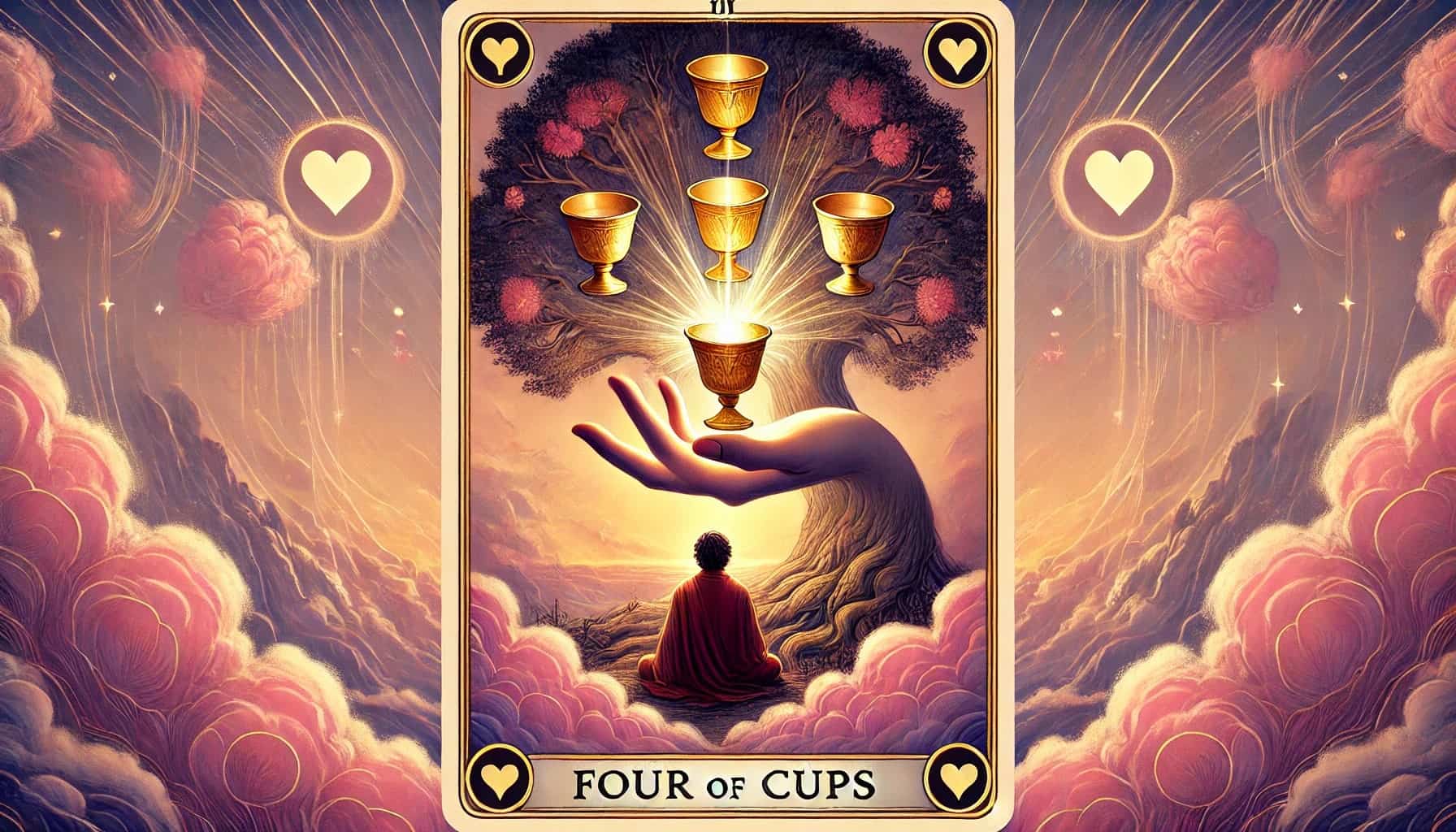 Four of Cups as Feelings