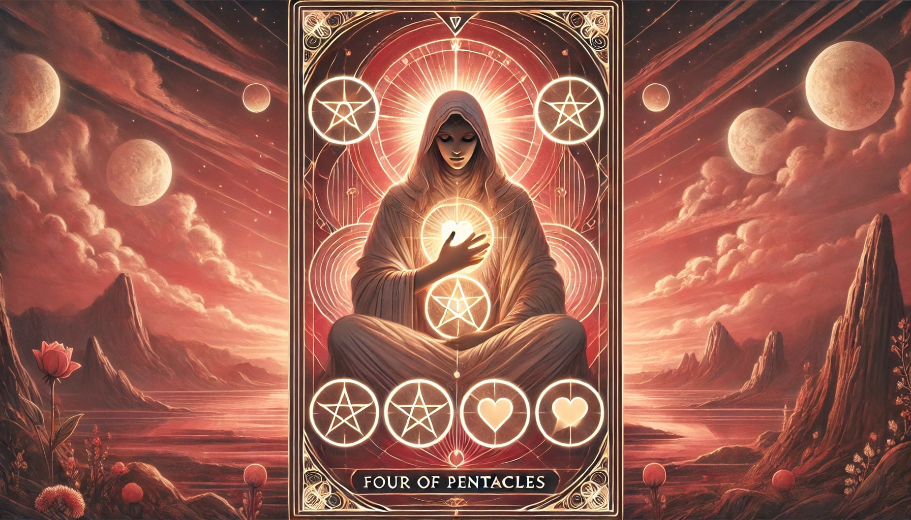 Four of Pentacles as Love