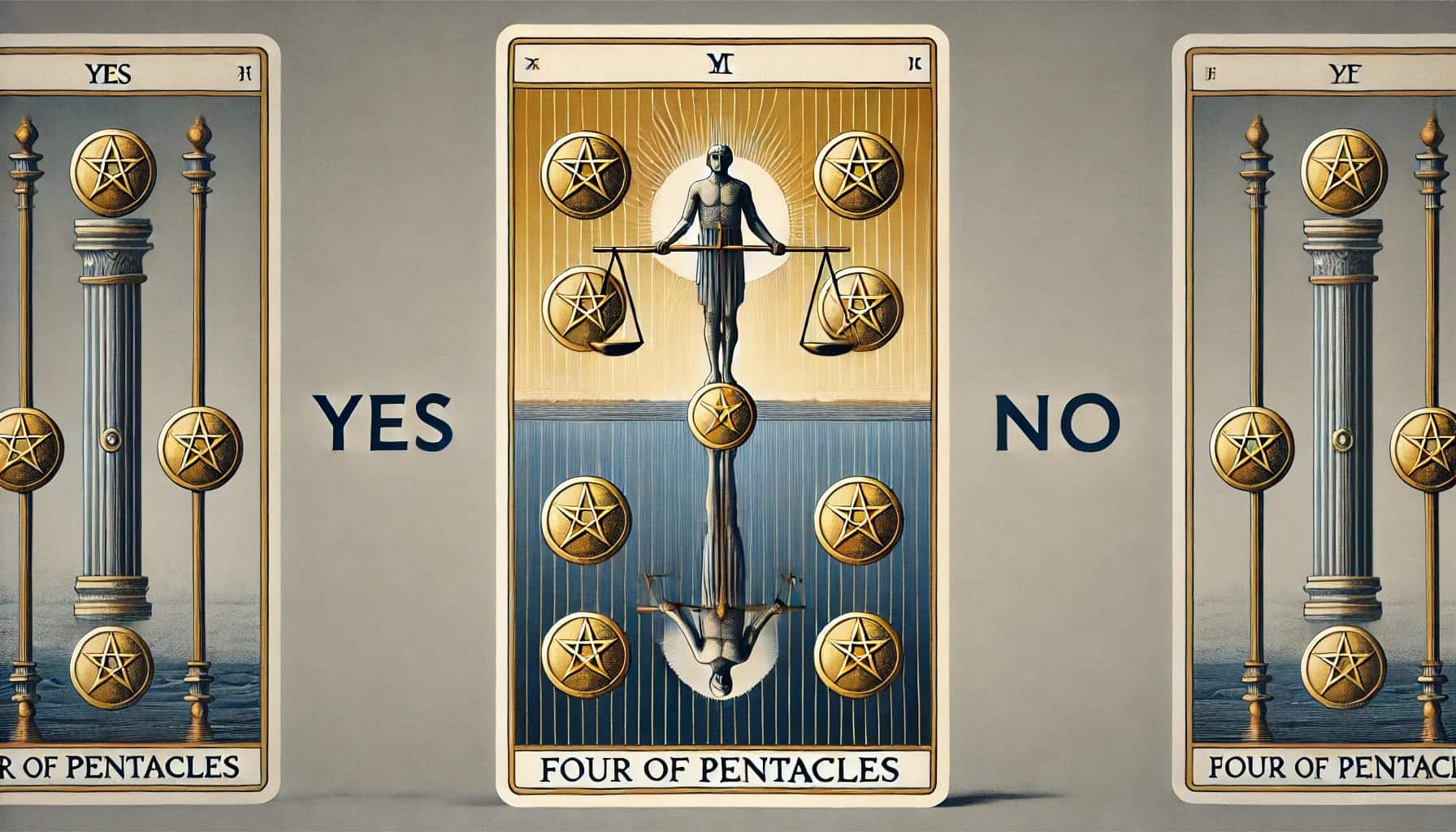 Four of Pentacles as Yes or No