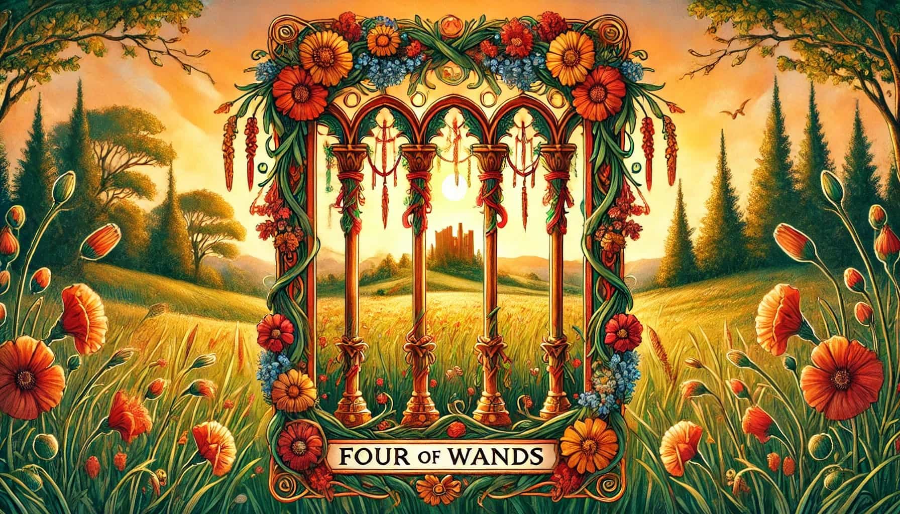 Four of Wands as Future