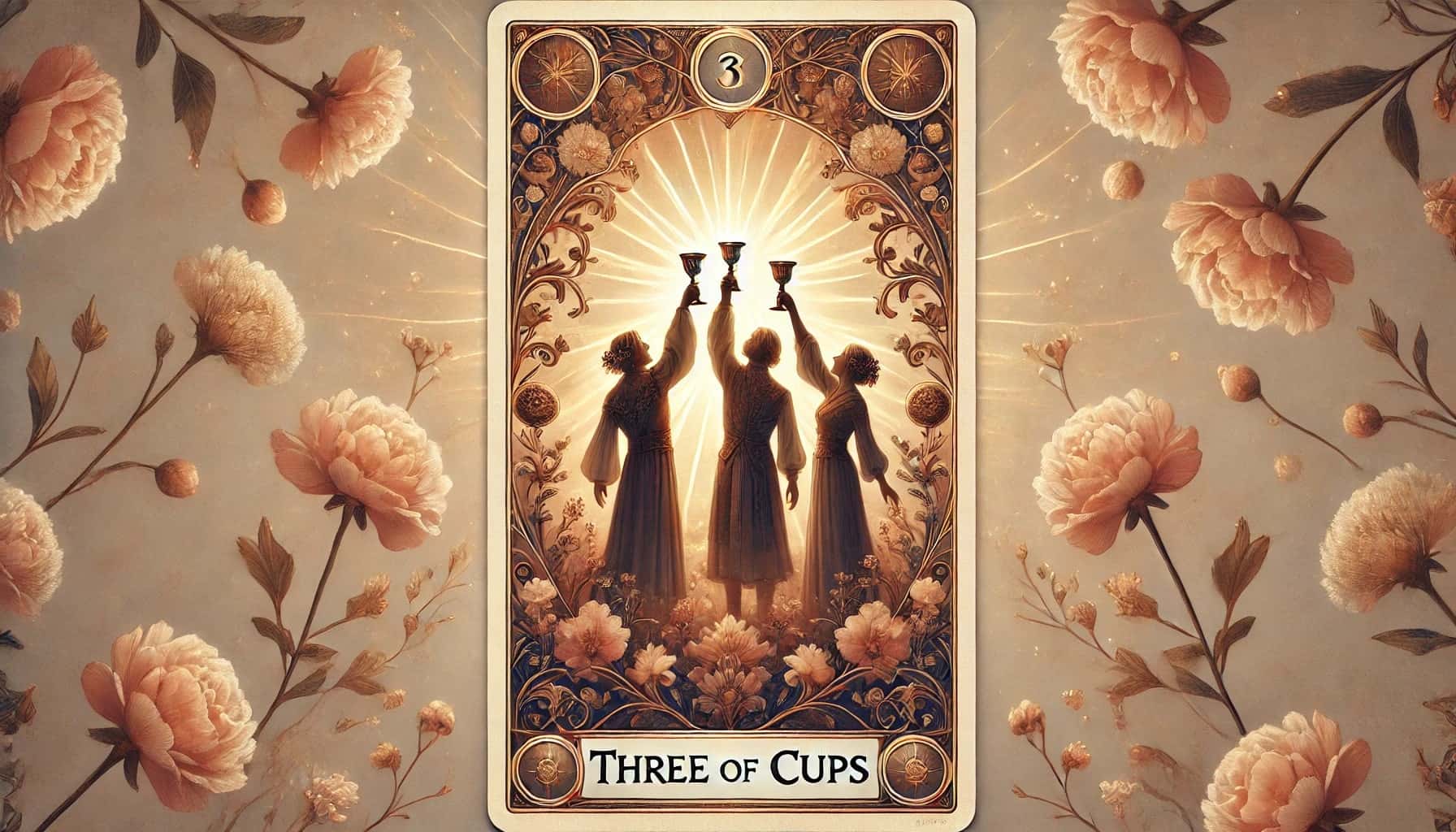 Three of Cups as Feelings