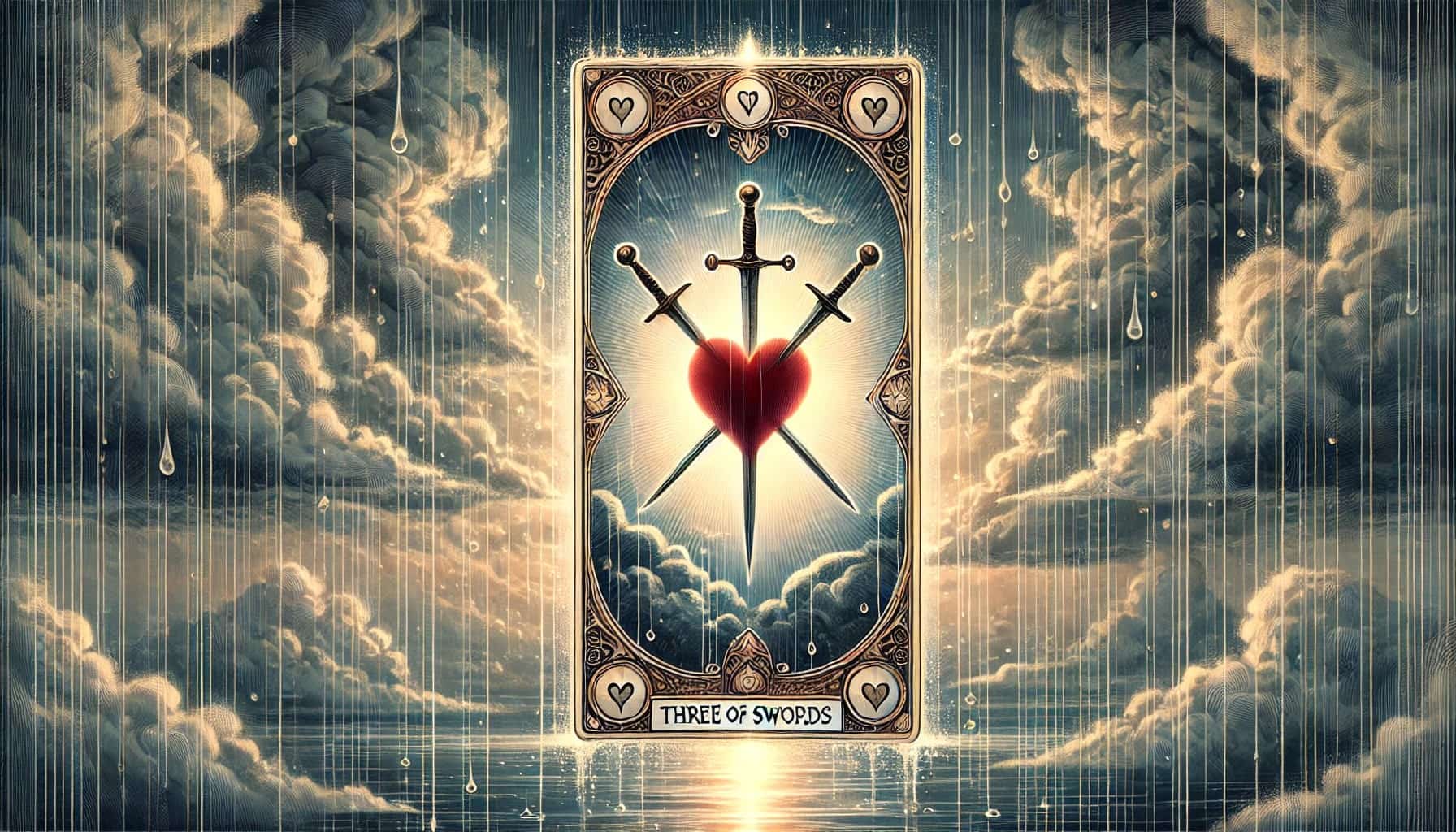 Three of Swords as Love