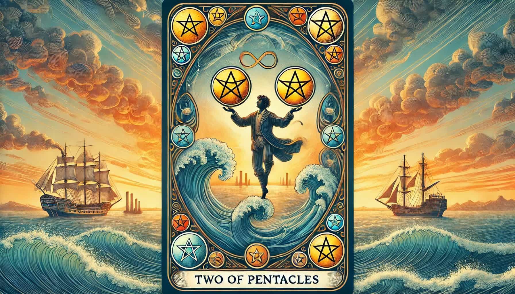 Two of Pentacles as Feelings