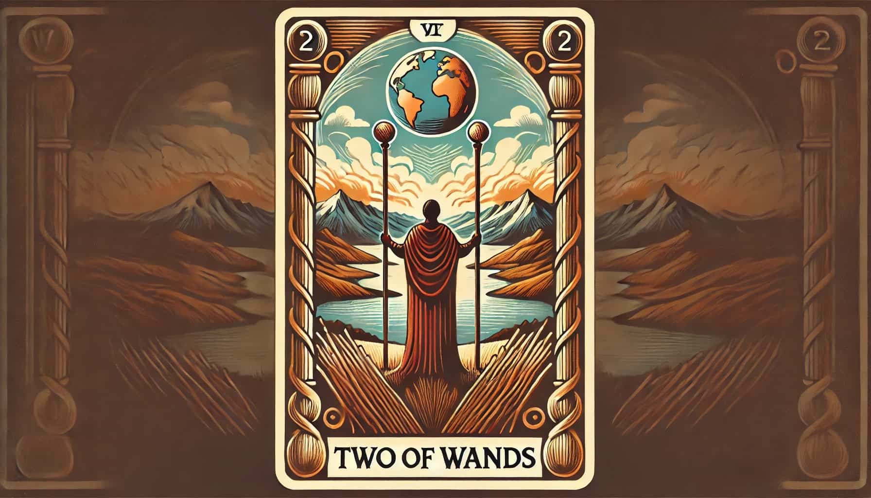 Two of Wands as Feelings